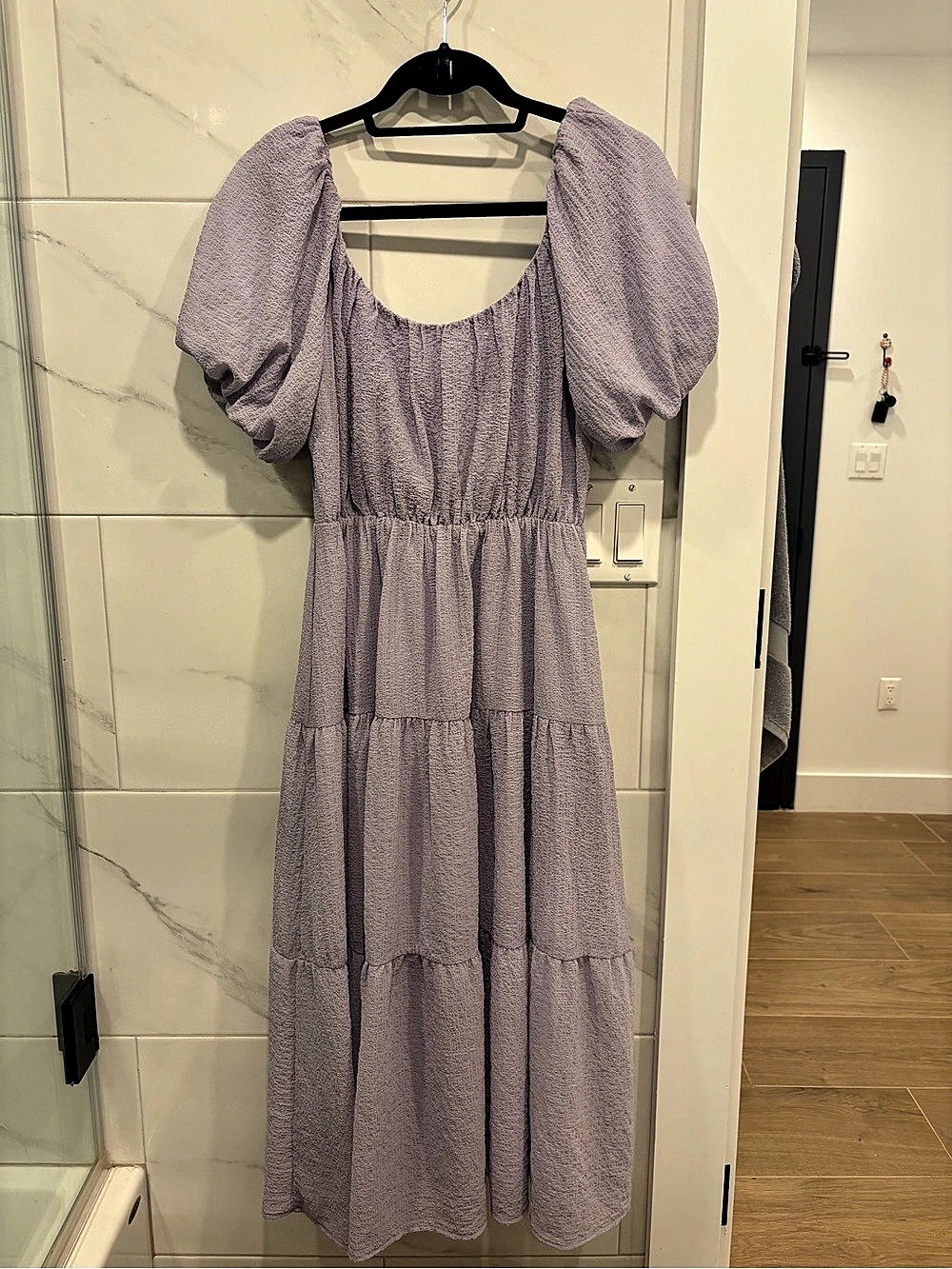 ASTR Lavender Purple Midi Dress